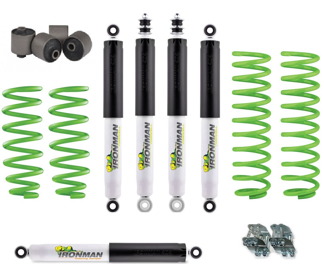 KIT DE AMORTIGUADORES Y RESORTES FRONTIER