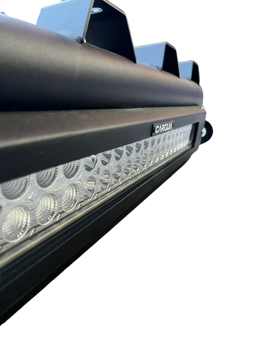 BUMPER MITSUBISHI L200 (16-23) BF BARRA LED  METAL CPL